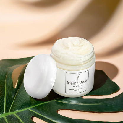 Mama Bear Oasis Lotion - Hydrating Lotion w/ Magnesium Chloride and Pure Ingredients - Fast-Absorbing and Non-Greasy Formula for Foot and Leg Comfort